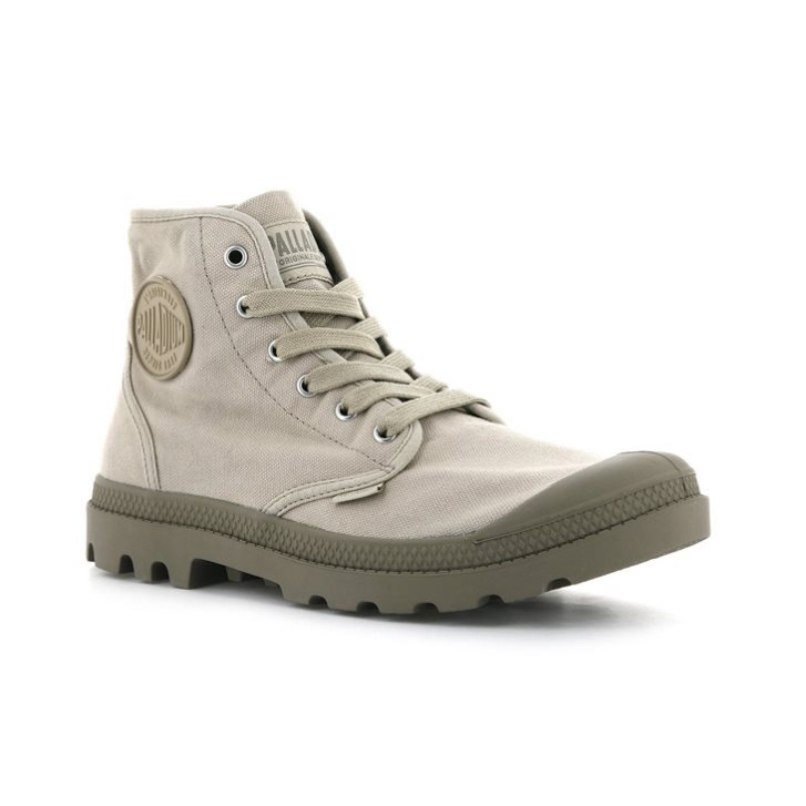 Bottes Palladium Pampa Hi Homme Grise Clair | FR LGH409P